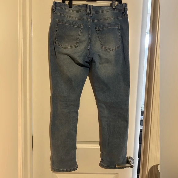 The Perfect Jean NYC Light Wash Slim Fit Mens Jeans 34x30 - Picture 2 of 4